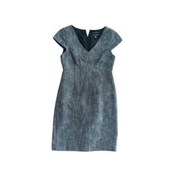 Banana Republic Dresses & Skirts - Banana Republic Women's Black White Italian Fabric Textured Shift Dress Size 0P
